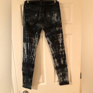 Current/Elliott size 25 black tie dyed jeans